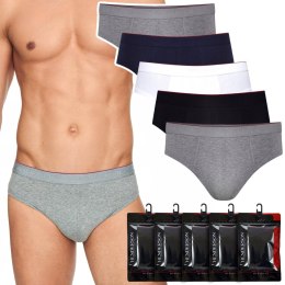 Slipy Męskie bawełna HENDERSON RED LINE 5-PAK - XL