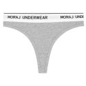 Stringi damskie zestaw 3 KOLORY majtki bawełniane MORAJ - L