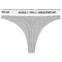 Stringi damskie zestaw 3 KOLORY majtki bawełniane MORAJ - L