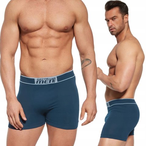 Bokserki męskie bawełniane GATTA COTTON BOXER ocean blue - L