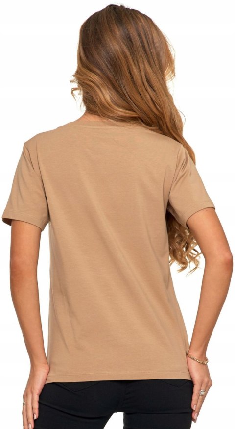 Koszulka damska luźna wygodna T-Shirt Dekolt V BAWEŁNA PREMIUM MORAJ - XL Koszulka damska luźna wygodna T-Shirt Dekolt V BAWEŁNA PREMIUM MORAJ - XL