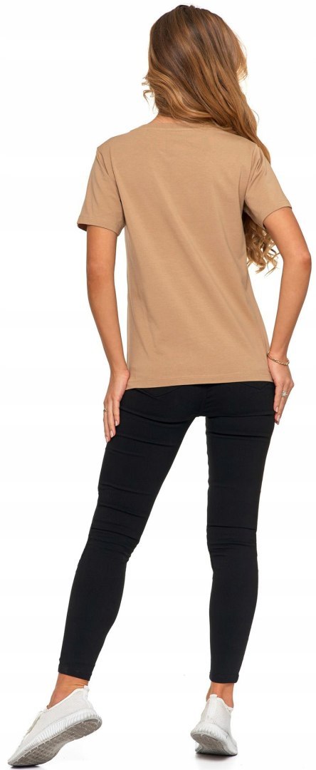 Koszulka damska luźna wygodna T-Shirt Dekolt V BAWEŁNA PREMIUM MORAJ - XL Koszulka damska luźna wygodna T-Shirt Dekolt V BAWEŁNA PREMIUM MORAJ - XL