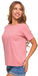 Koszulka damska luźna wygodna T-Shirt modny BAWEŁNA PREMIUM MORAJ - XL