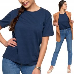 Koszulka damska luźna wygodna T-Shirt modny BAWEŁNA PREMIUM MORAJ - L