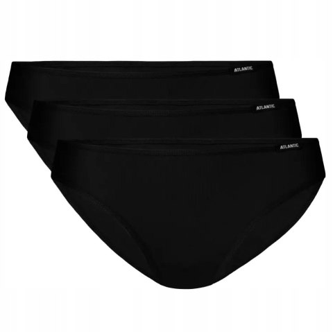 Majtki damskie bawełniane 3 PARY figi sport ATLANTIC 580 - M