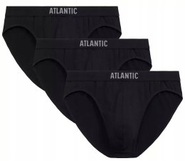 Slipy Męskie 3 PARY Sportowe BAWEŁNIANE majtki ATLANTIC 3MP-094 - M