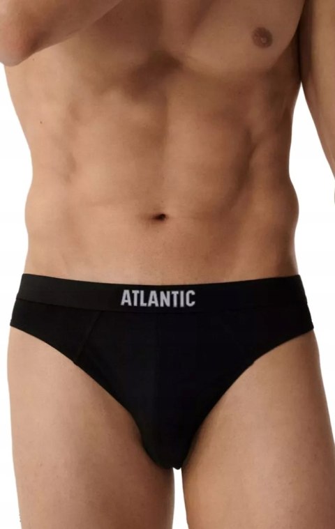 Slipy Męskie 3 PARY Sportowe BAWEŁNIANE majtki ATLANTIC 3MP-094 - M