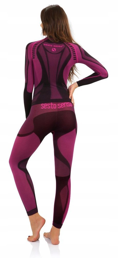 Spodnie TERMOAKTYWNE damskie ciepłe legginsy termiczne SESTO SENSO - XL Spodnie TERMOAKTYWNE damskie ciepłe legginsy termiczne SESTO SENSO - XL