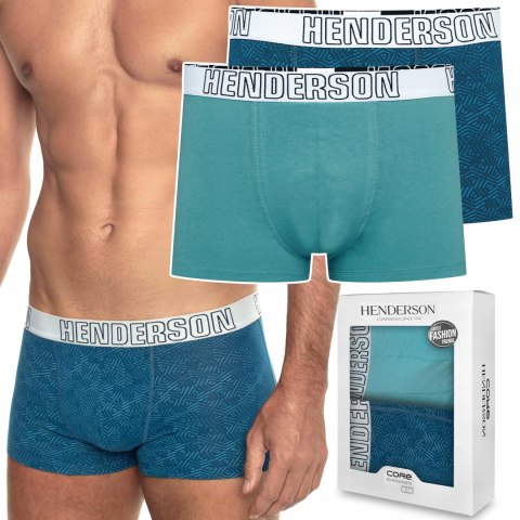Bokserki męskie bawełniane HENDERSON 41270 COIN 2-PAK - XL