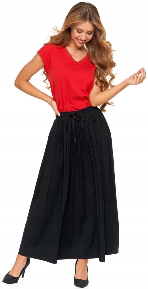 Długa kobieca SPÓDNICA maxi elegancka WISKOZOWA z kieszeniami MORAJ - L Długa kobieca SPÓDNICA maxi elegancka WISKOZOWA z kieszeniami MORAJ - L