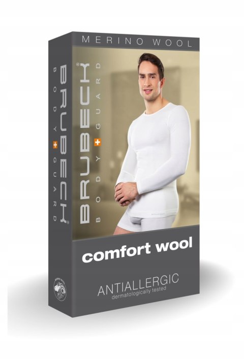 Koszulka męska WEŁNIANA termo BRUBECK LS11600 XXL