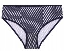Majtki figi damskie bawełniane 3 PARY w kropki i paski MORAJ - M