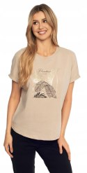 Piżama damska letnia 100% BAWEŁNA z krótkim rękawem HENDERSON APPAREL - S