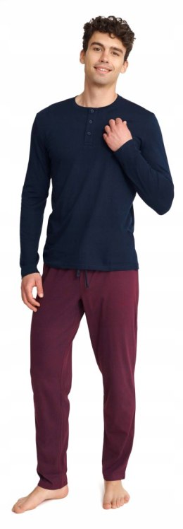 Piżama męska bawełniana długi rękaw HENDERSON UDOS - XL