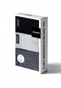 Bokserki męskie bawełniane ATLANTIC 3BMH-007 szorty MIX 3-PARY - M