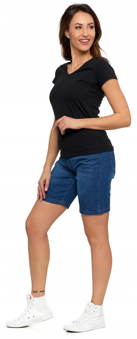 Koszulka damska bawełniana krótki rękaw T-SHIRT MORAJ - M Koszulka damska bawełniana krótki rękaw T-SHIRT MORAJ - M