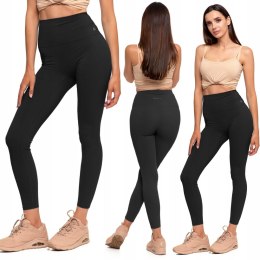 Legginsy damskie SPORTOWE z wysokim stanem kryjące FIT MORAJ - M