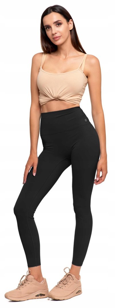 Legginsy damskie SPORTOWE z wysokim stanem kryjące FIT MORAJ - M Legginsy damskie SPORTOWE z wysokim stanem kryjące FIT MORAJ - M