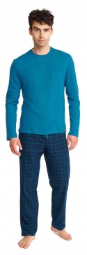 Piżama męska bawełniana długi rękaw HENDERSON UNUSAL - XL