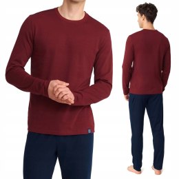 Piżama męska długi rękaw bawełna HENDERSON - XL