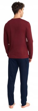 Piżama męska długi rękaw bawełna HENDERSON - XL