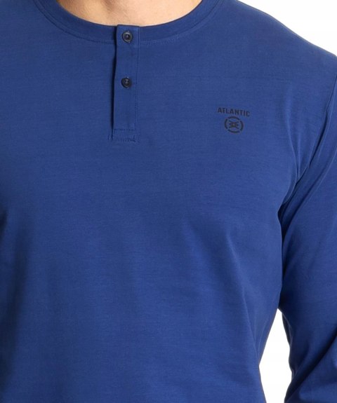Piżama męska z długim rękawem 100% bawełna ATLANTIC NMP-360 - XXL Piżama męska z długim rękawem 100% bawełna ATLANTIC NMP-360 - XXL