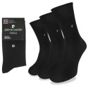 Skarpety męskie eleganckie BIZNESOWE garniturowe PIERRE CARDIN 3 PARY 39-42
