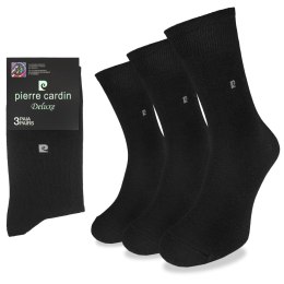 Skarpety męskie garniturowe PIERRE CARDIN 3 pary klasyczne - 43-46