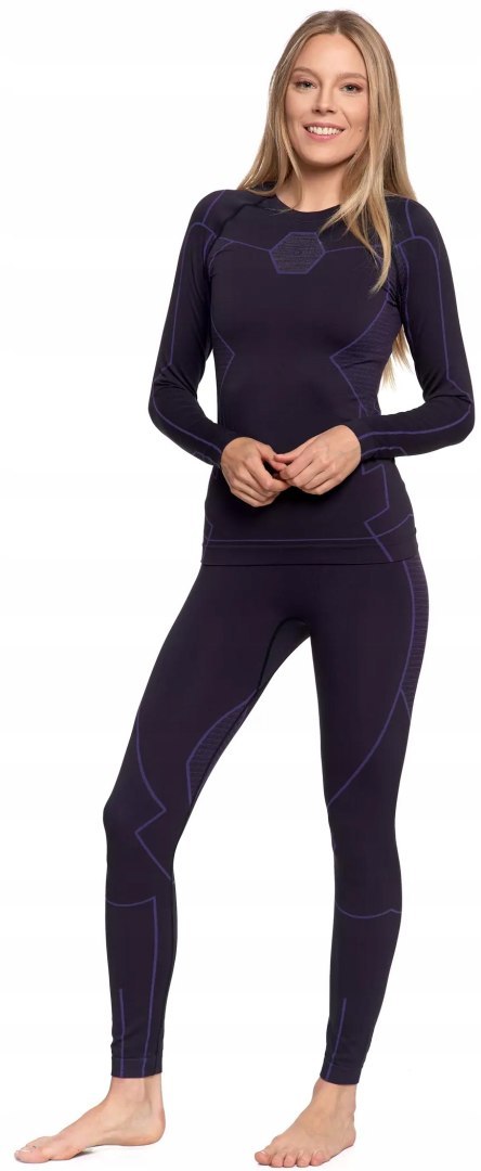 Bielizna Termoaktywna Damska Komplet Termiczny Bluzka + Legginsy MORAJ - XL Bielizna Termoaktywna Damska Komplet Termiczny Bluzka + Legginsy MORAJ - XL