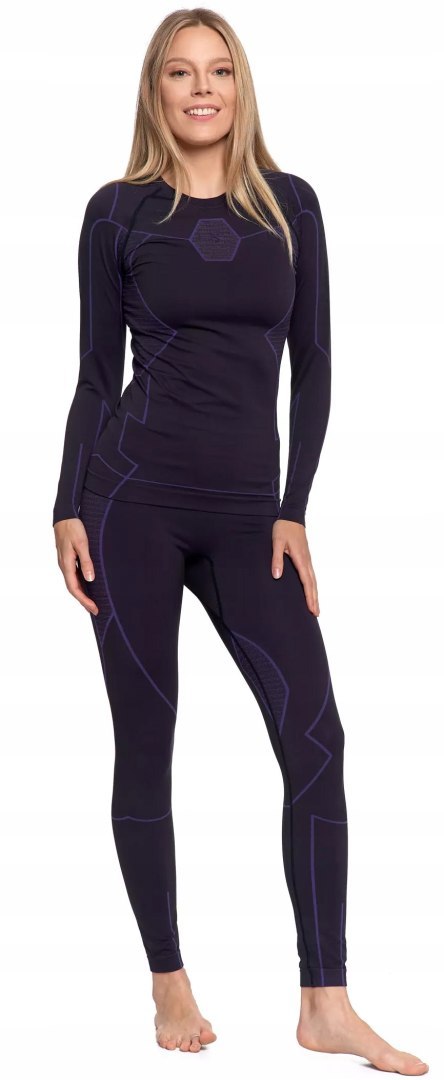 Bielizna Termoaktywna Damska Komplet Termiczny Bluzka + Legginsy MORAJ - S Bielizna Termoaktywna Damska Komplet Termiczny Bluzka + Legginsy MORAJ - S