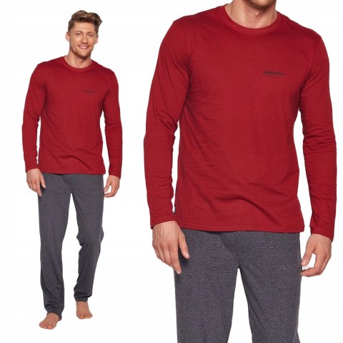 HENDERSON Piżama męska długi rękaw 35411-83X 100% BAWEŁNA -XXL HENDERSON Piżama męska długi rękaw 35411-83X 100% BAWEŁNA -XXL