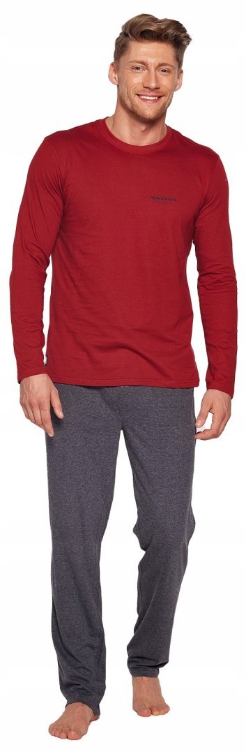 HENDERSON Piżama męska długi rękaw 35411-83X 100% BAWEŁNA -XXL HENDERSON Piżama męska długi rękaw 35411-83X 100% BAWEŁNA -XXL