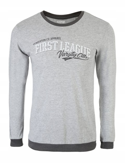 PIŻAMA męska długi rękaw bawełniane HENDERSON 37304-90X- XXL, szara PIŻAMA męska długi rękaw bawełniane HENDERSON 37304-90X- XXL, szara