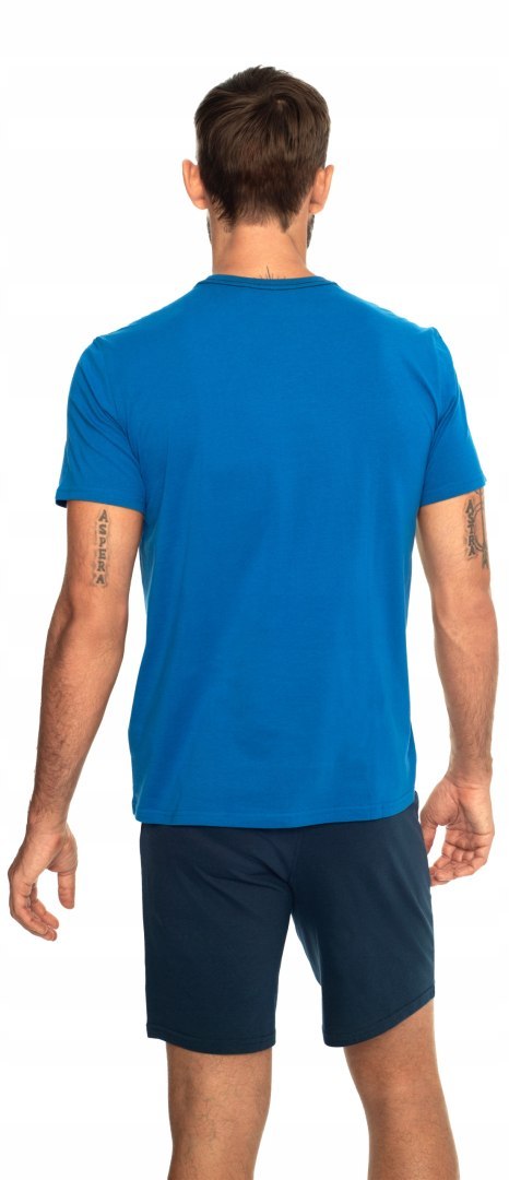 Piżama męska 100% BAWEŁNA z krótkim rękawem HENDERSON CROP - XL Piżama męska 100% BAWEŁNA z krótkim rękawem HENDERSON CROP - XL
