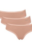 SLOGGI FIGI SLOGGI GO CRUSH HIPSTER 3PACK BEŻ