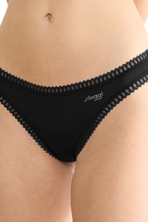 SLOGGI FIGI SLOGGI GO CRUSH STRING 3PACK CZARNE