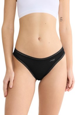 SLOGGI FIGI SLOGGI GO CRUSH STRING 3PACK CZARNE