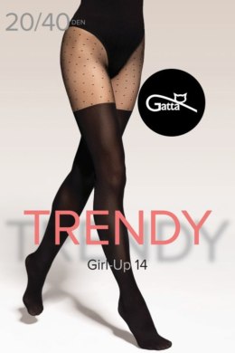 GATTA GIRL-UP -14 Rajstopy wzorzyste..