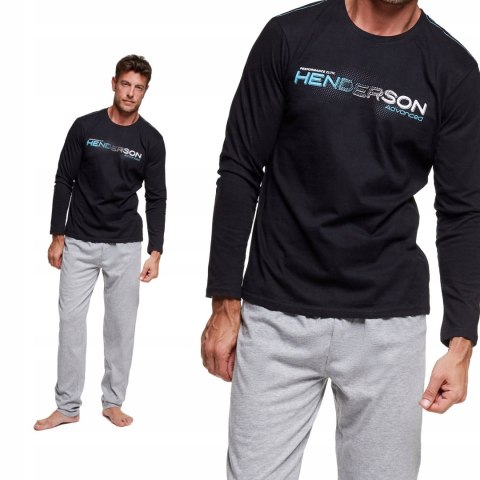 PIŻAMA męska długi rękaw HENDERSON 37300-99X - XXL