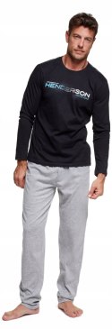 PIŻAMA męska długi rękaw HENDERSON 37300-99X - XXL