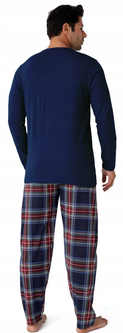 Piżama męska 100% BAWEŁNA Długi Komplet na Zimę Bluza + Spodnie - XL Piżama męska 100% BAWEŁNA Długi Komplet na Zimę Bluza + Spodnie - XL
