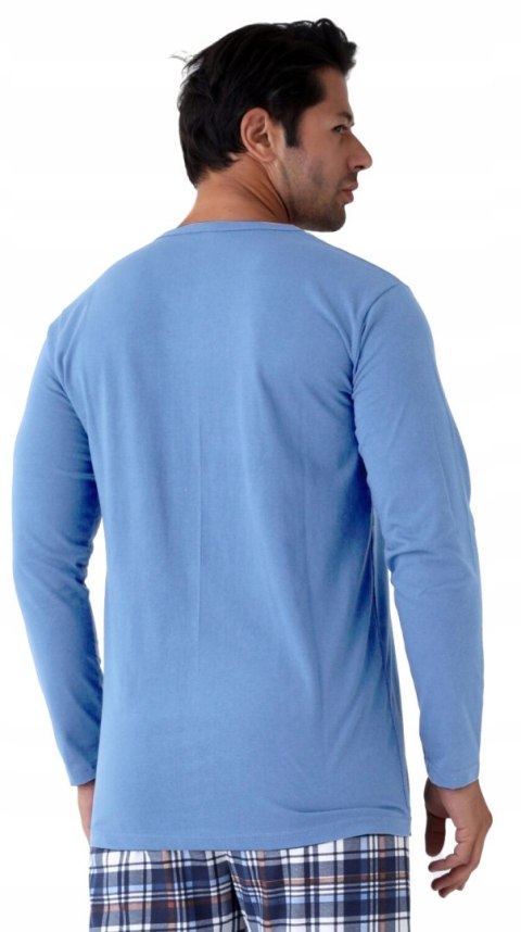 Piżama męska 100% BAWEŁNA Długi Komplet na Zimę Bluza + Spodnie - XL Piżama męska 100% BAWEŁNA Długi Komplet na Zimę Bluza + Spodnie - XL