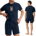 Piżama męska 100% BAWEŁNA Komplet T-Shirt + Spodenki HENDERSON - XL Piżama męska 100% BAWEŁNA Komplet T-Shirt + Spodenki HENDERSON - XL