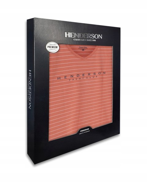 Piżama męska 100% BAWEŁNA krótka letnia HENDERSON DELI - XXL