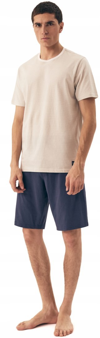 Piżama męska 100% BAWEŁNA krótka letnia HENDERSON DIVE - L