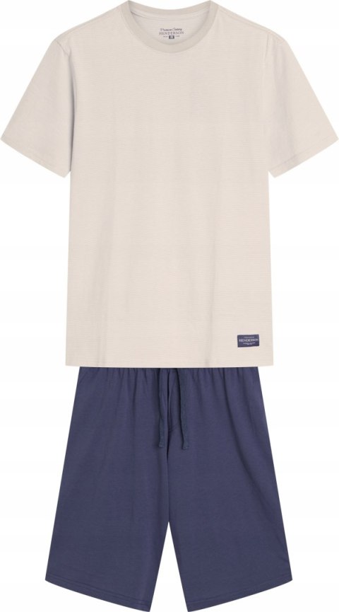 Piżama męska 100% BAWEŁNA krótka letnia HENDERSON DIVE - M