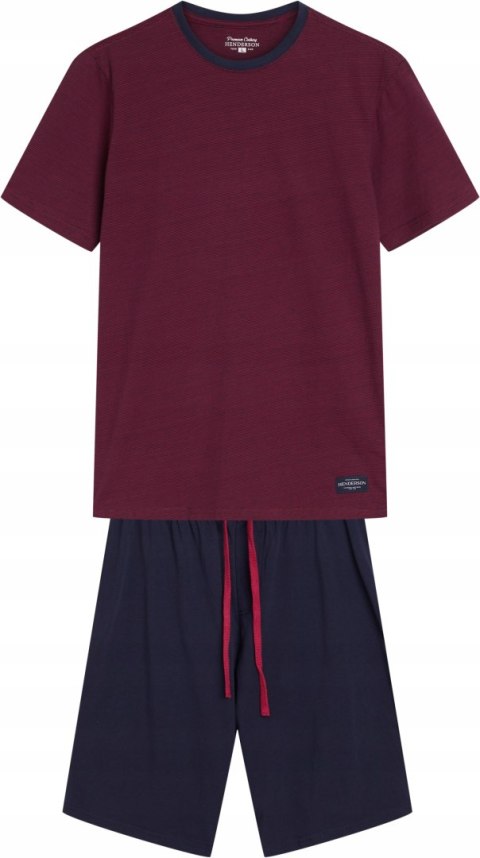 Piżama męska 100% BAWEŁNA krótka letnia HENDERSON DIVE - M