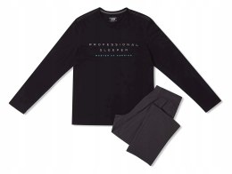 Piżama męska bawełniana długi rękaw HENDERSON INSURE - XXL