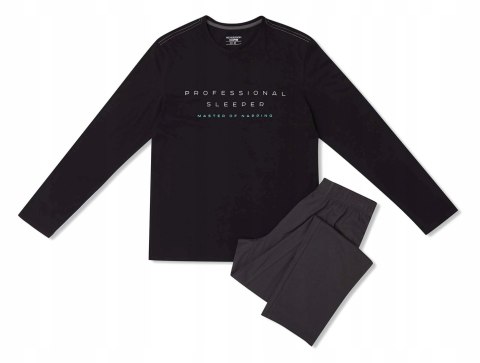 Piżama męska bawełniana długi rękaw HENDERSON INSURE - XXL Piżama męska bawełniana długi rękaw HENDERSON INSURE - XXL