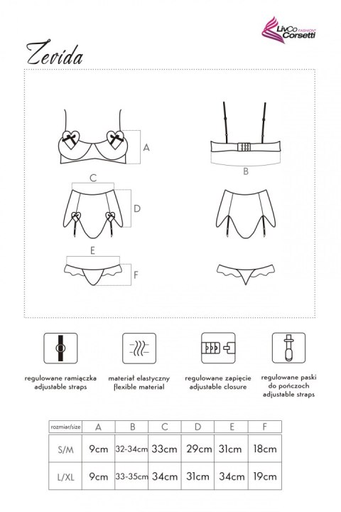 LivCo Corsetti Fashion Zevida LC 90110 - L/XL